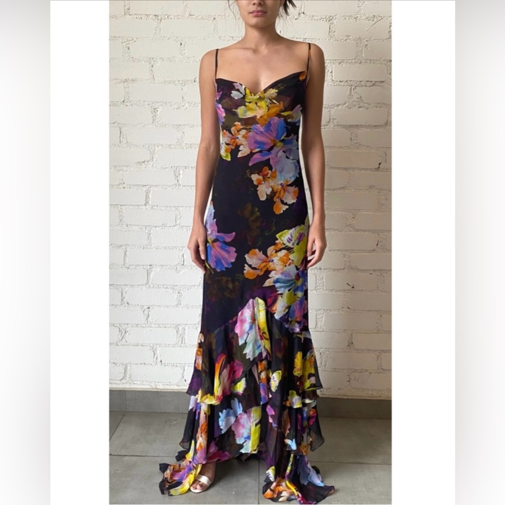 NWT Roccoco Sands Floral Gown